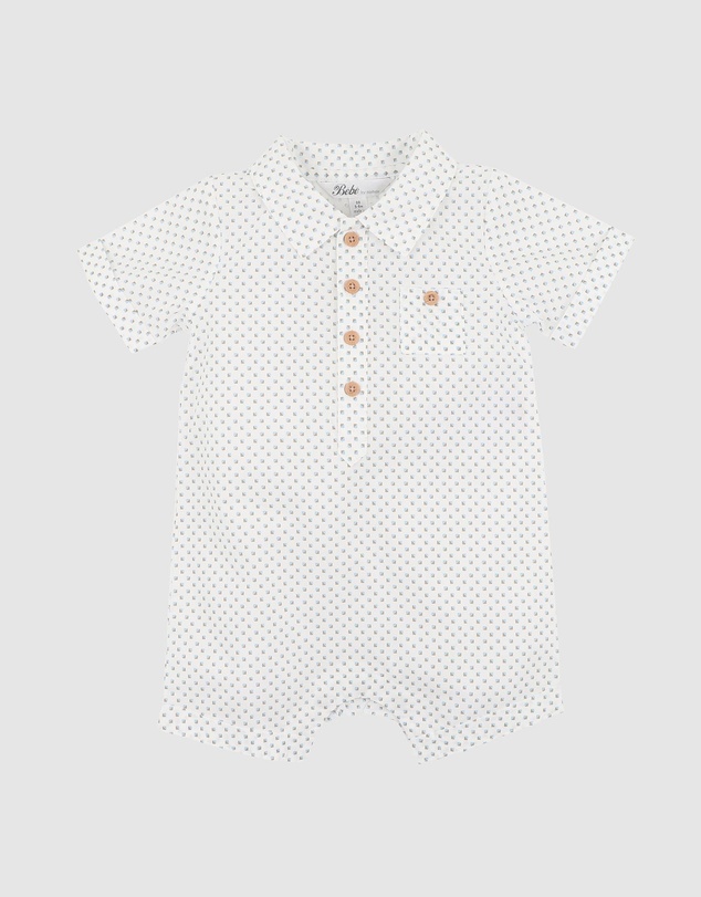Bebe by Minihaha - Roman Collared Rompers - Babies