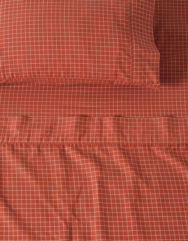 Linen House - Volley Check Sheet Set
