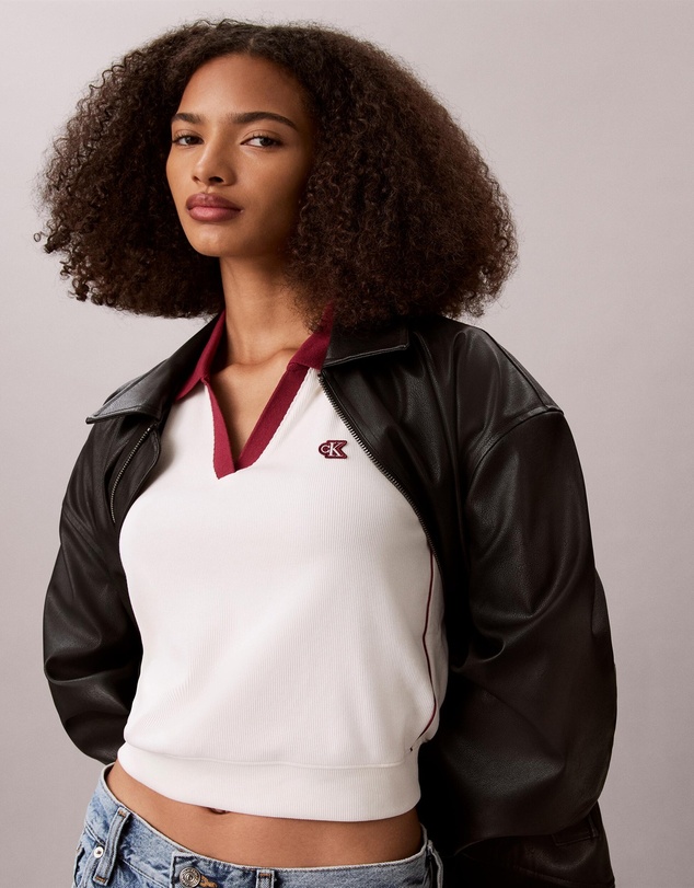 Calvin Klein Jeans - Slim Ribbed Cotton Polo Shirt