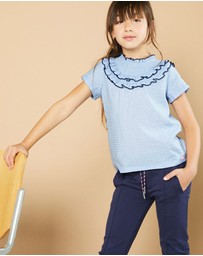 NONO - Fancy Frill Blouse Tyuna - Kids-Teens