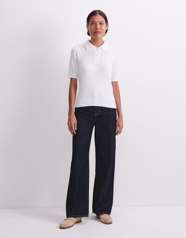 Sportscraft - Chiffon Cotton Cable Polo