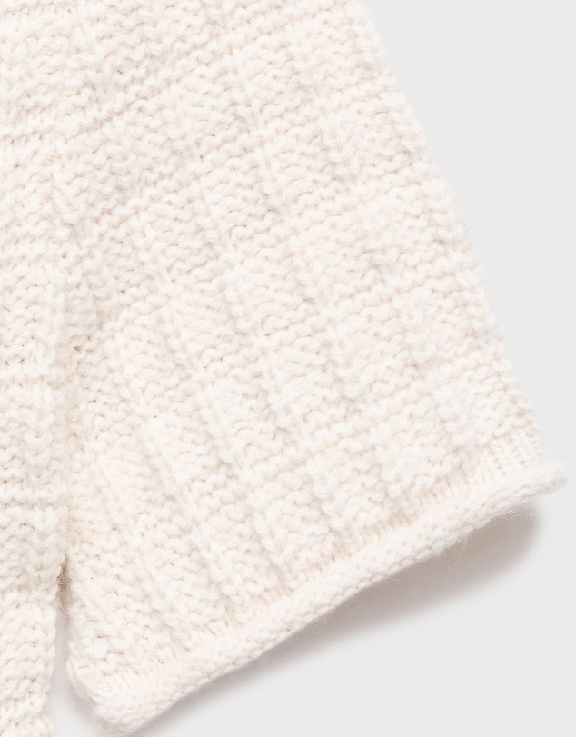M.N.G - Textured Sweater With Ruffles