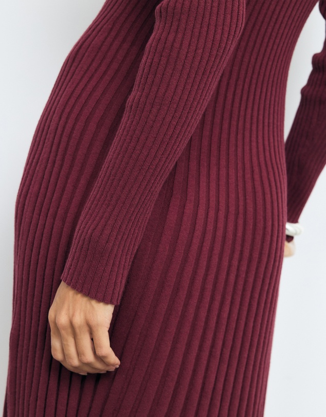 AERE - Leni Organic Cotton Knit Mini Dress