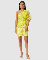 Honey and Beau - Enchanted Garden One Sleeve Dress