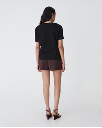 Forcast - May Relaxed Cotton T-Shirt
