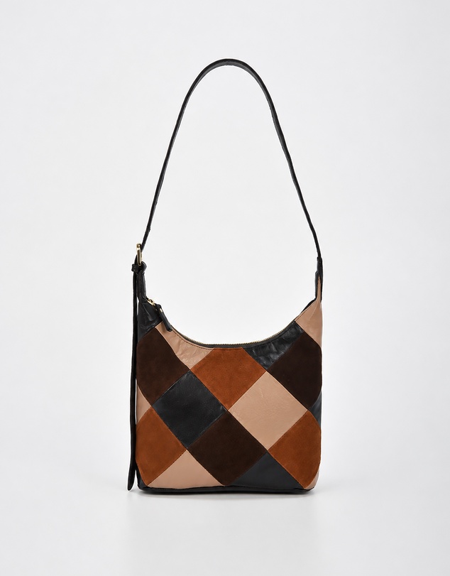 Cobb & Co - Patterson Suede Patch Leather Tote