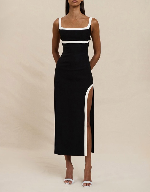 BY JOHNNY. - Saraya Scoop Split Dress