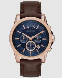 Armani Exchange - Brown Analogue Watch