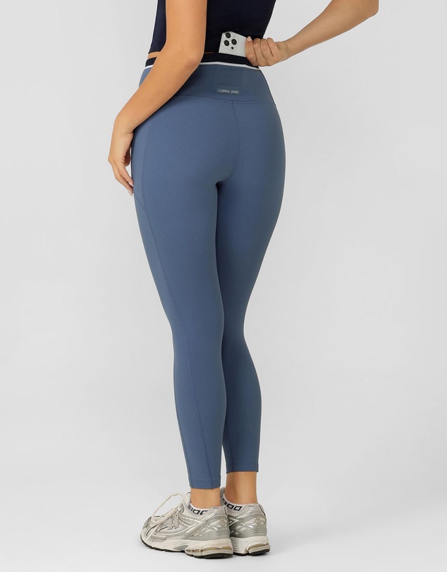 Lorna Jane - Baseline Rib Ankle Biter Leggings