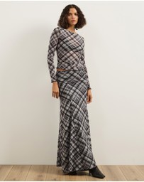 Atmos&Here - Maura Mesh Maxi Skirt