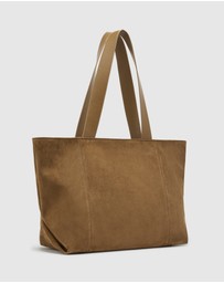 Nakedvice - The Gina Mocha Suede Bag