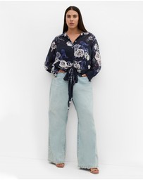 City Chic - Janine Print Shirt