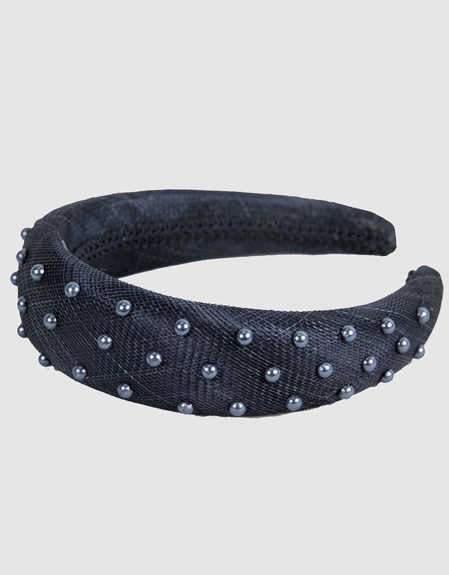 Max Alexander - Navy Sinamay Racing Fascinator Headband