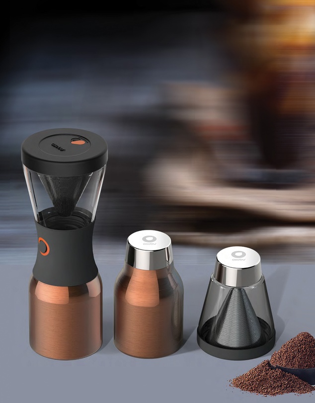 Asobu - Asobu Cold Brew Coffee Maker 2 Go, Copper 1.1L