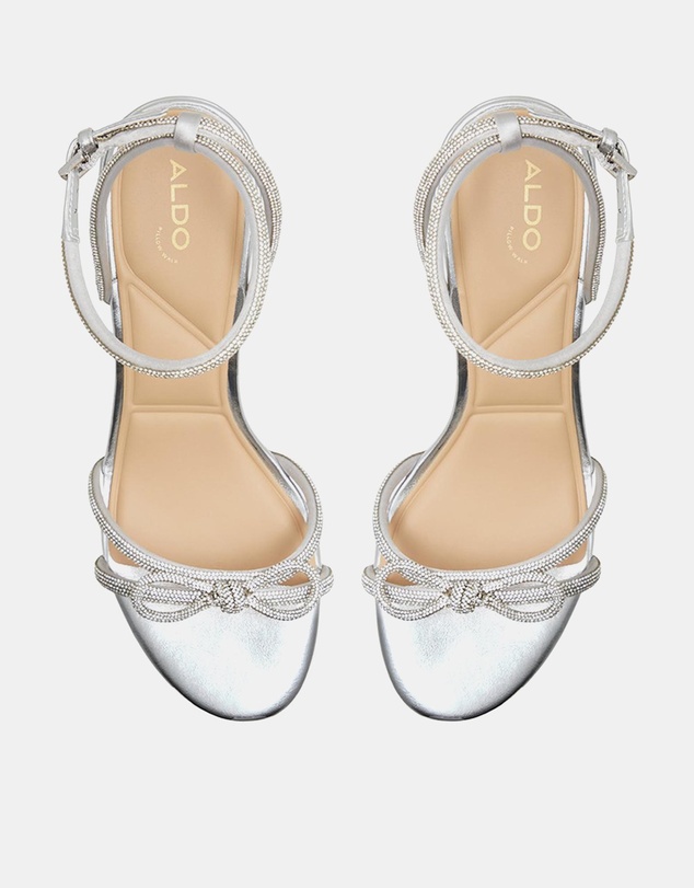 ALDO - Bouclette Ankle Strap Block Heels