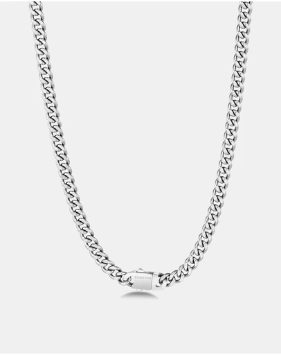 Eclectics - Locked Cuban Chain Necklace