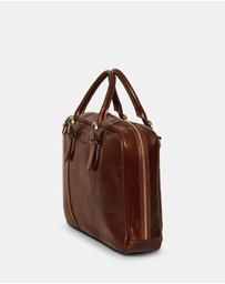 Republic of Florence - The Madrid Matt Brown Briefcase