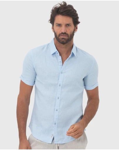 Coast Clothing - Short Sleeve Linen Shirt