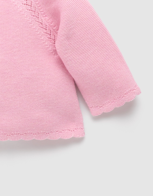 Purebaby - Scalloped Cardigan-Kids-Babies