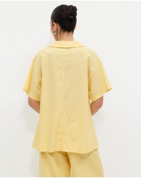 Calli - Karina Oversized Collared Shirt
