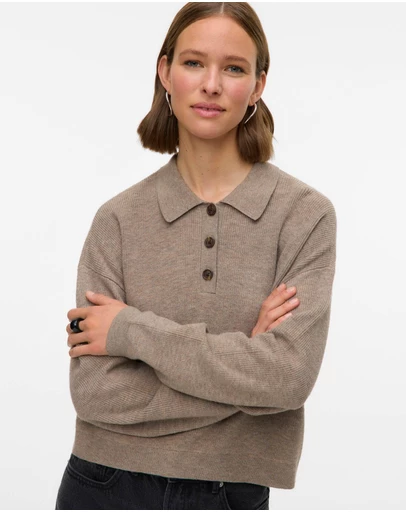 Vero Moda - Exciting Polo Knit