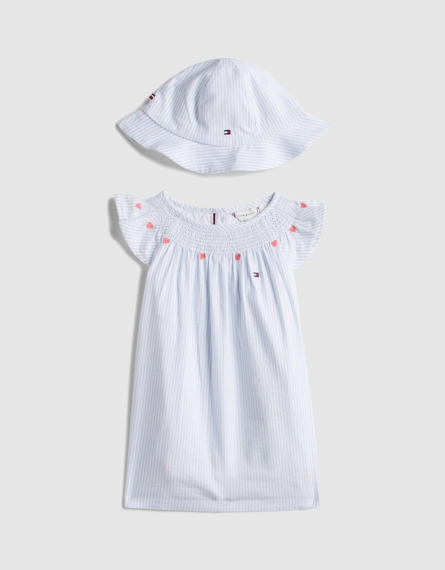 Tommy Hilfiger - Ithaca Dress Bucket Hat Giftbox - Baby