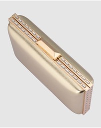 Olga Berg - Sammi Crystal Frame Clutch