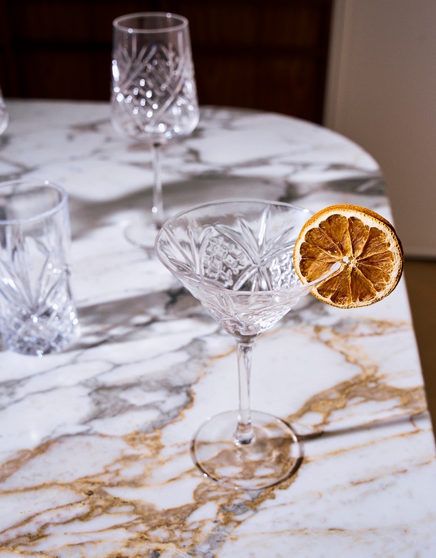 HOTTIE - Jonnie Traditional 4-Piece Martini Glass Set