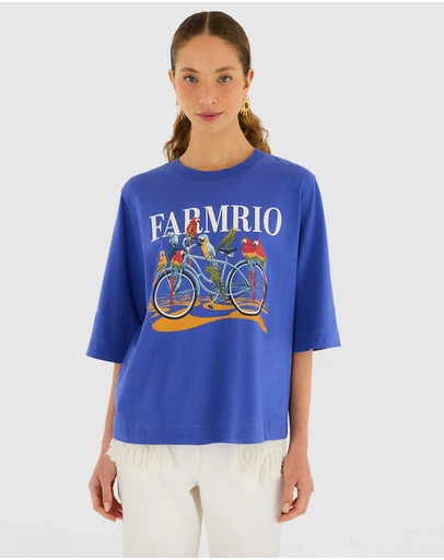 Farm Rio - Bike Birds Box T-Shirt