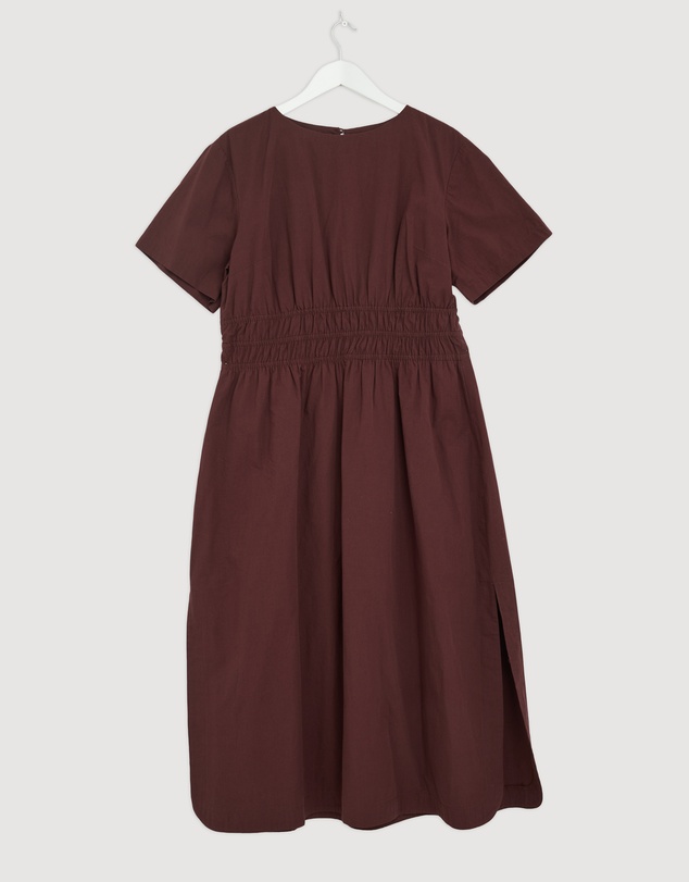 Revibe - Repaired Calli Danni Shirred Midi Dress - AU 18