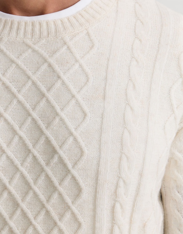 Oxford - Bruno Wool Cable Knit