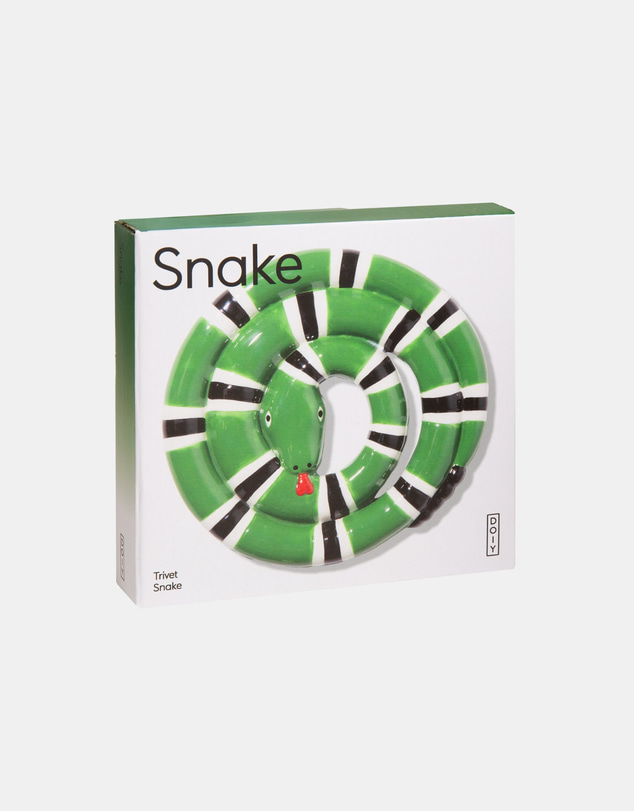 DOIY - Snake Trivet Green