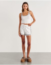Jag - Celina Blanket Stitch Short