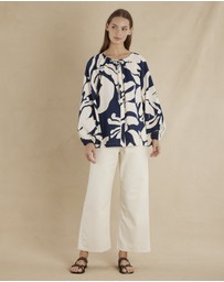Amelius - Zaffira Linen Tunic Blouse