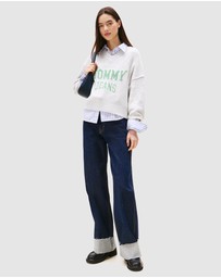 Tommy Jeans - Varsity V-neck Sweater