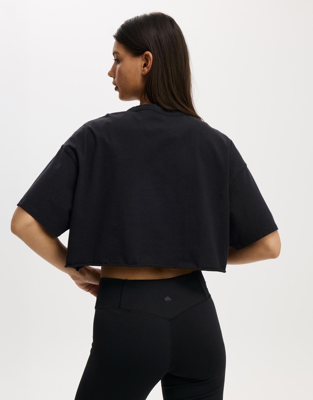 Cotton On Body Active - Relaxed Crop T-Shirt