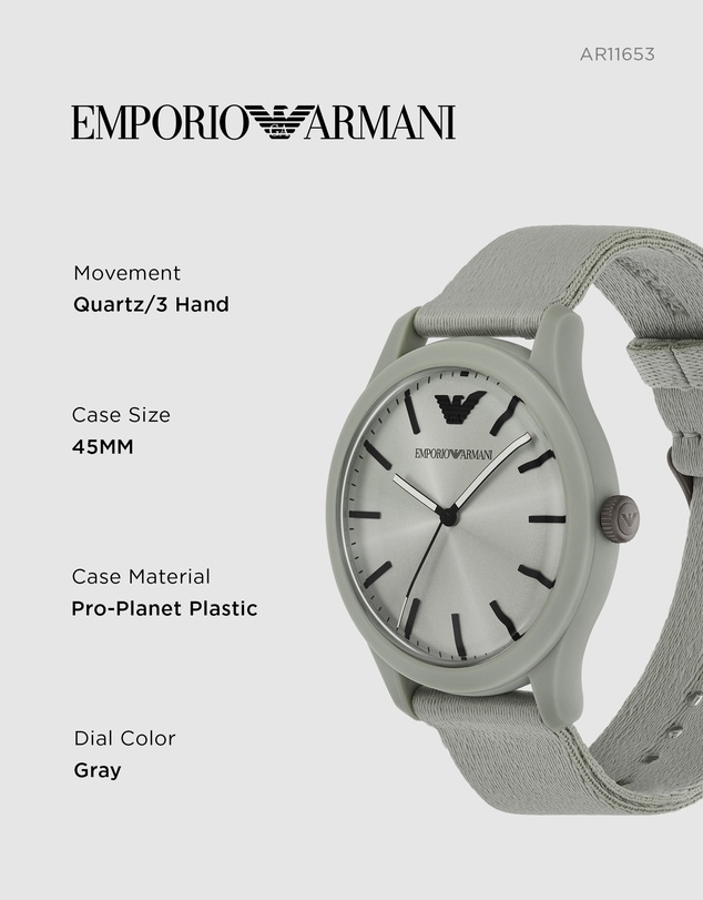 Emporio Armani - Gray Analogue Watch
