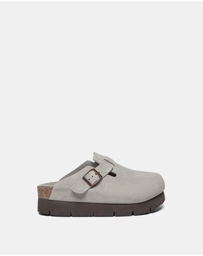 EVERAU - EverAU Ugg Brooklyn Platform Cow Suede Upper Clogs