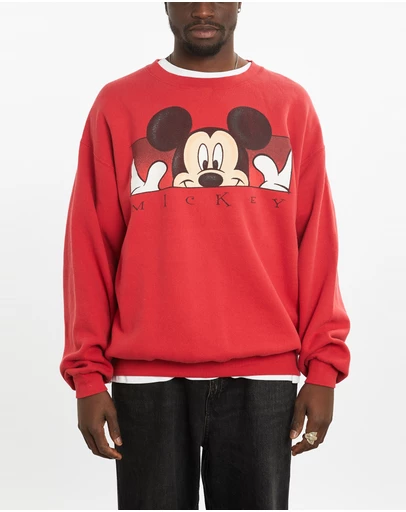Vintage by The Real Deal - Pre Loved - Vintage 90s Disney Mickey Mouse Sweatshirt