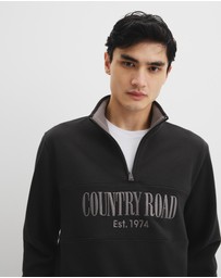 Country Road - Australian Cotton Half Zip Heritage Sweat