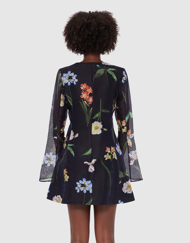 LEO LIN - Suzanne Bell Sleeve Mini Dress