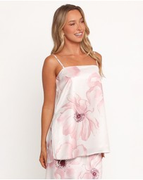 Petal & Pup - Lila Top - Pink White Floral
