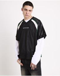 Spencer Project - Kelsey Mesh Jersey Shirt