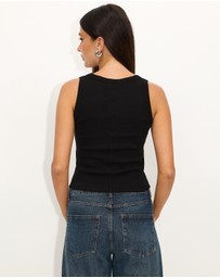 Dazie - Original Organic Cotton Ribbed Tank