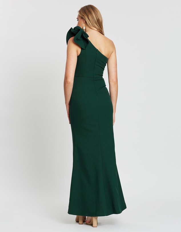 Bariano - Sue Frill Shoulder Gown