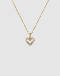 Ted Baker - Amore Crystal Halo Heart Pendant Necklace