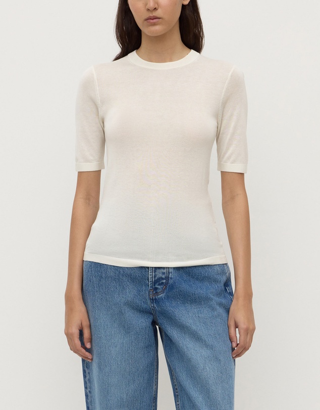 Assembly Label - Mina Silk Knit Tee