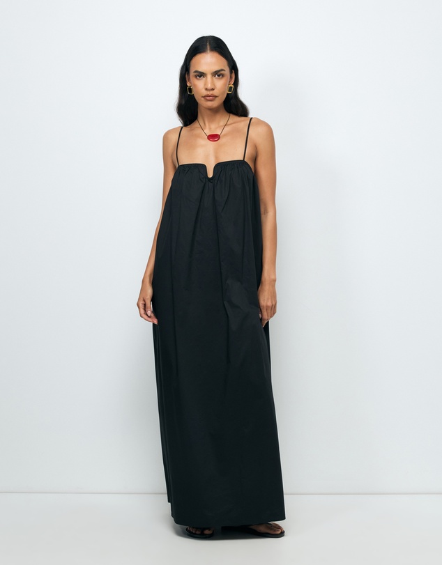 AERE - Arli U Neckline Maxi Dress