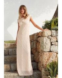 NEXT - Twist Front Sleeveless Textured Jersey Maxi Dress