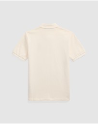 Polo Ralph Lauren - Polo Bear Cotton Mesh Polo Shirt - Teens